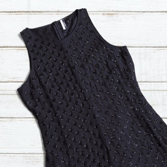 Topshop Black Bead Embellished Romper NWOT - Picture 2 of 8